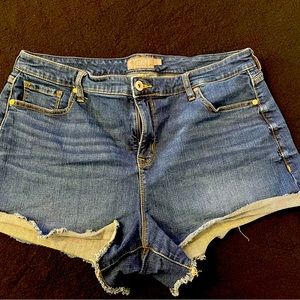 Torrid Cut Off Denim Jeans